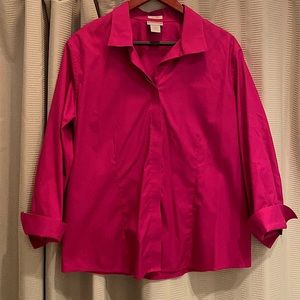 Chico’s 3/4 no-iron blouse